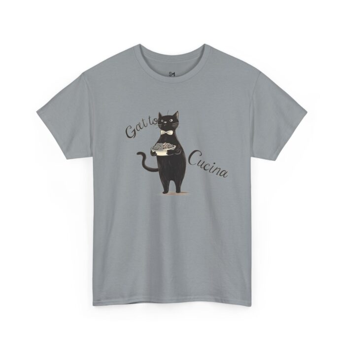 Gatto e Cucina Unisex Heavy Cotton Tee - Image 11