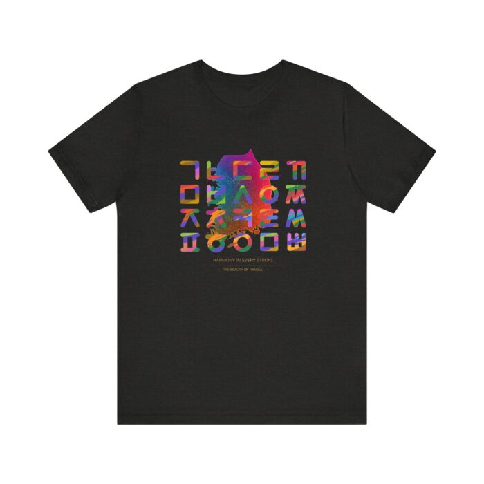 Korean Alphabet Unisex Jersey Short Sleeve Tee - Image 13