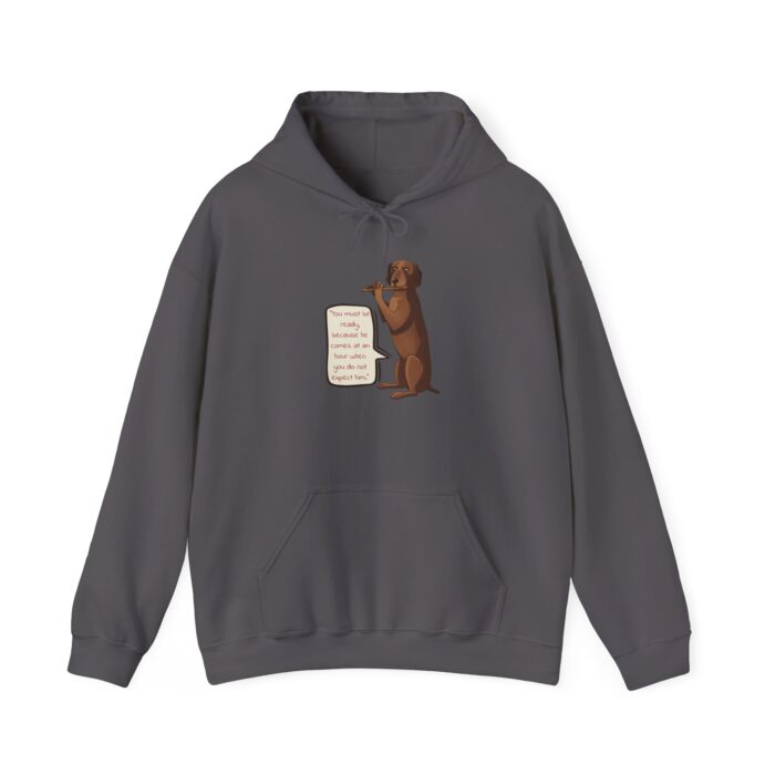 'You Must Be Ready' Dog Signal Message Unisex Heavy Blend™ Hooded Sweatshirt - Image 29