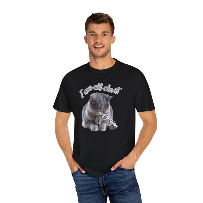 I'm all about prayer Unisex Garment-Dyed T-shirt - Image 20