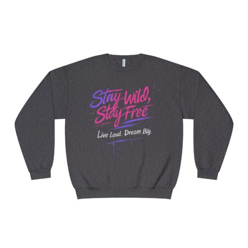 "meta_description": "Experience comfort with the Stay Wild Stay Free NuBlend Sweatshirt. Perfect for all seasons.",