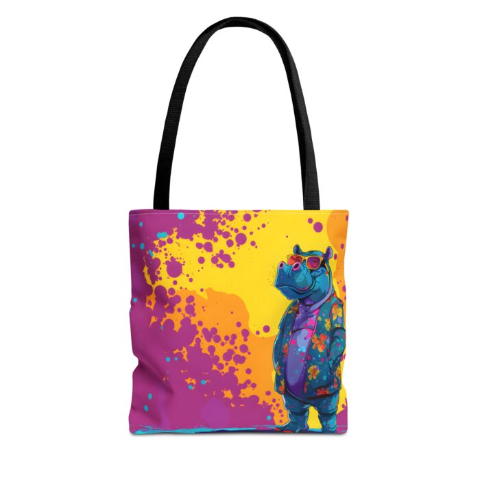 Stylish Hippo Tote Bag (AOP)