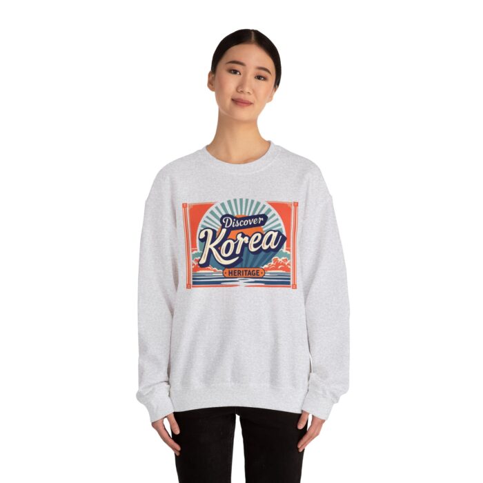 Discover Korea heritage Unisex Heavy Blend™ Crewneck Sweatshirt - Image 4