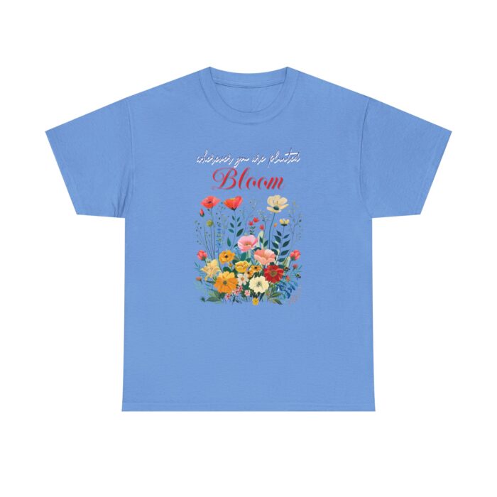 Bloom Unisex Heavy Cotton Tee - Image 33