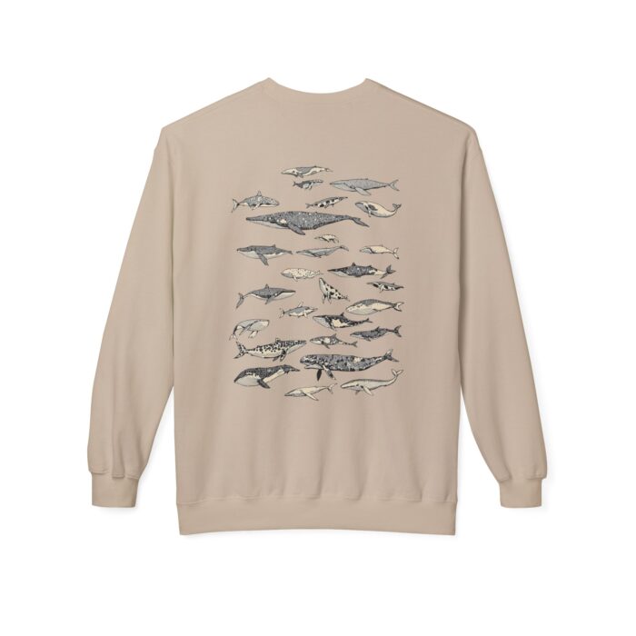 For Whales Unisex Midweight Softstyle Fleece Crewneck Sweatshirt - Image 6