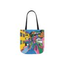 The hillside village in Korea Canvas Tote Bag, 5-Color Straps