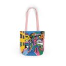 The hillside village in Korea Canvas Tote Bag, 5-Color Straps