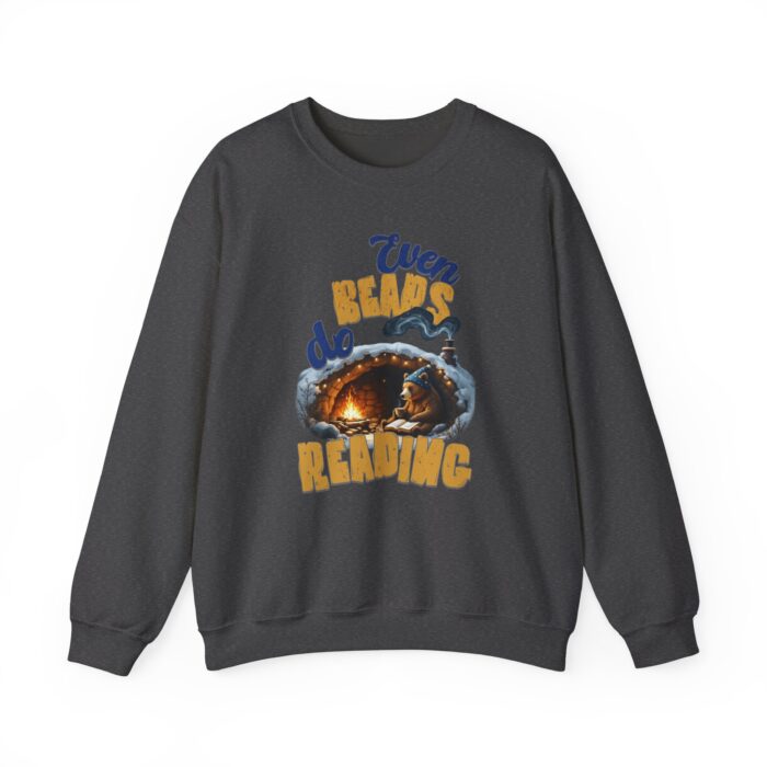 Even bears do reading Unisex Heavy Blend™ Crewneck Sweatshirt - Image 21