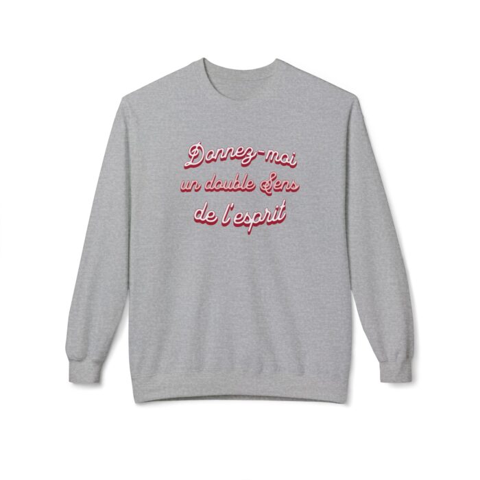 Duble portion of The Spiritual sense Unisex Midweight Softstyle Fleece Crewneck Sweatshirt - Image 9