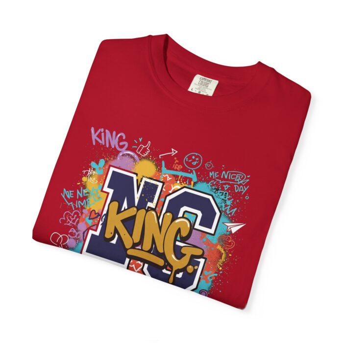 Unisex Garment-Dyed T-Shirt - Colorful 'King' Graphic Tee for Trendsetters - Image 15