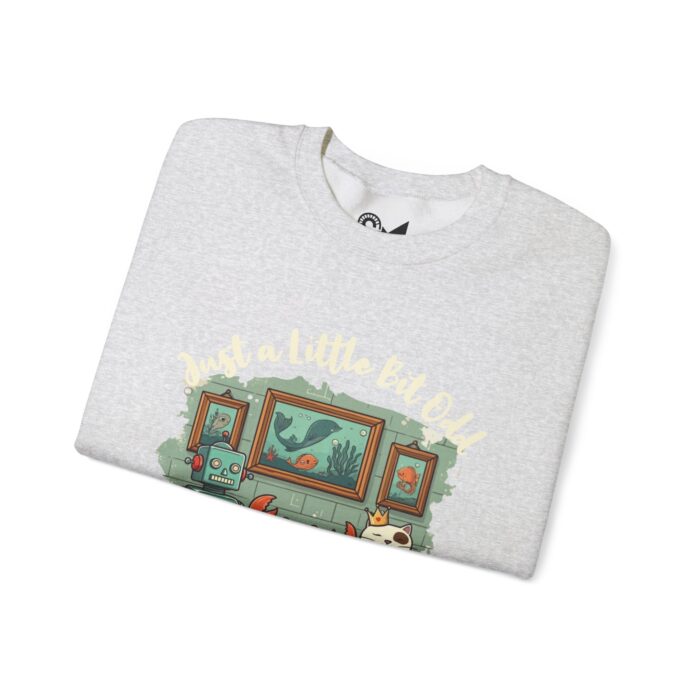 Just a little bit odd Unisex Heavy Blend™ Crewneck Sweatshirt - Image 3