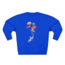 Astronaut and balloon at a Time Unisex Crewneck Sweatshirt