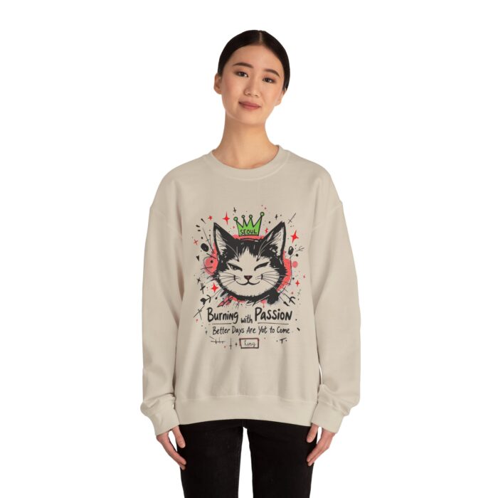 Better days are yet to come Unisex Heavy Blend™ Crewneck Sweatshirt - Image 12