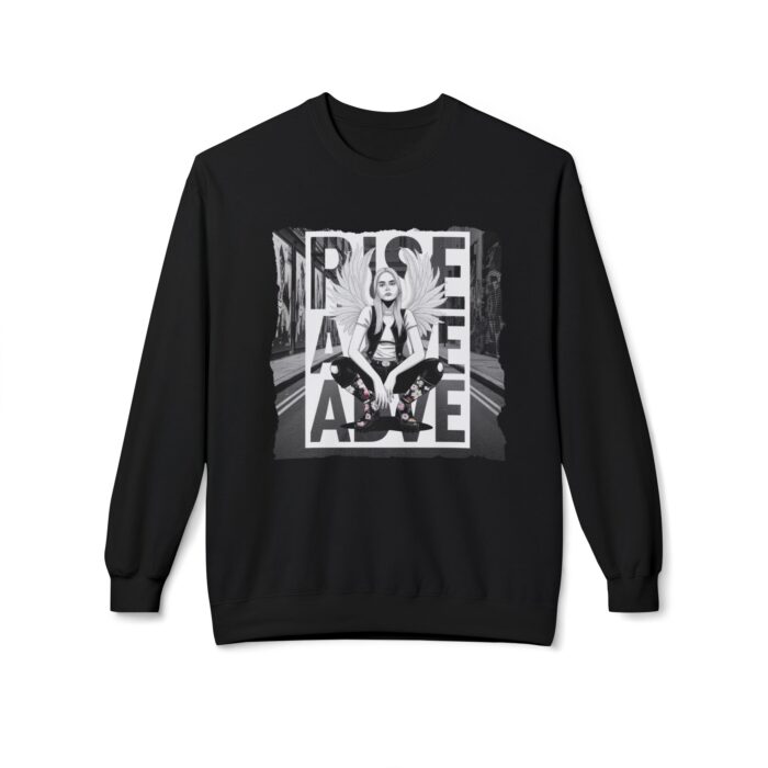 Rise Above Unisex Midweight Softstyle Fleece Crewneck Sweatshirt - Image 5