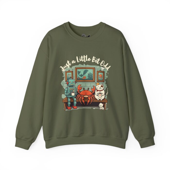 Just a little bit odd Unisex Heavy Blend™ Crewneck Sweatshirt - Image 13