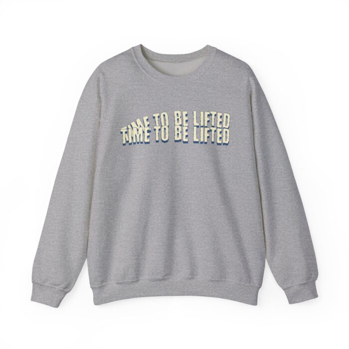 Time to be lifted Unisex Heavy Blend™ Crewneck Sweatshirt - Image 5