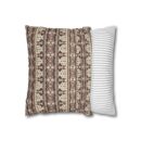 Vintage Cozy Faux Suede Square Pillowcase