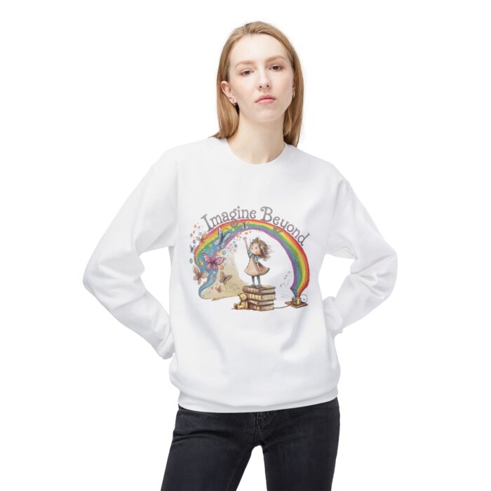 Imagine beyond Unisex Midweight Softstyle Fleece Crewneck Sweatshirt - Image 3