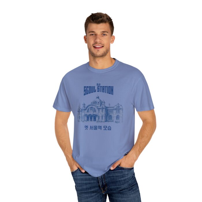 Seoul Station Graphic T-Shirt | Vintage Unisex Tee for Travel Lovers - Image 16