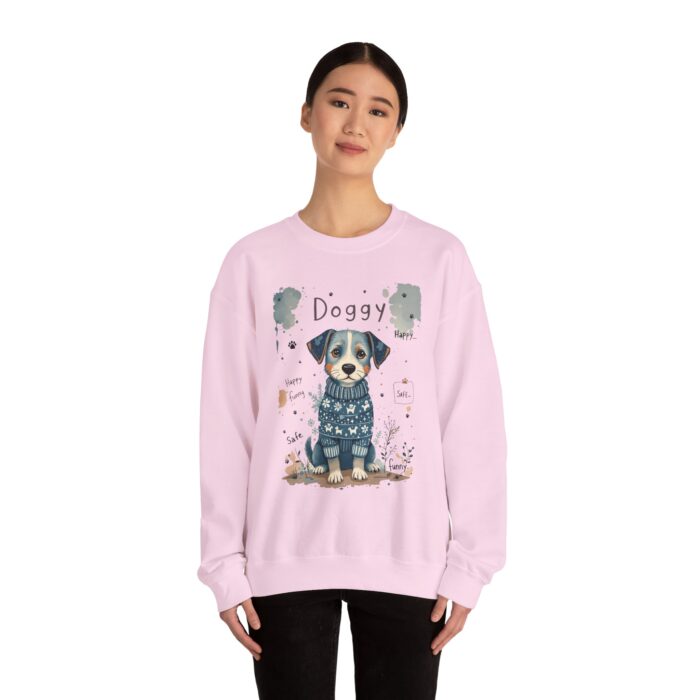 Doggy fun, safe Unisex Heavy Blend™ Crewneck Sweatshirt - Image 20