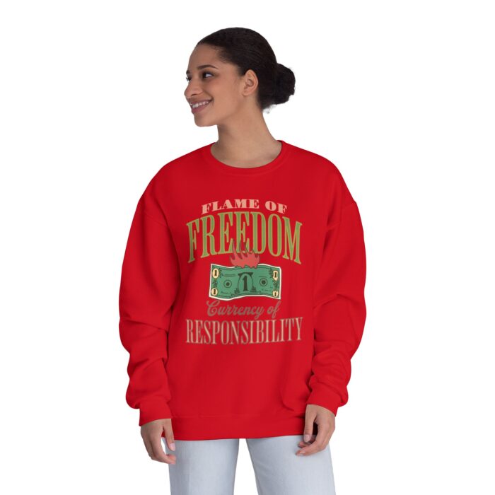 Currency of freedom Unisex NuBlend® Crewneck Sweatshirt - Image 56