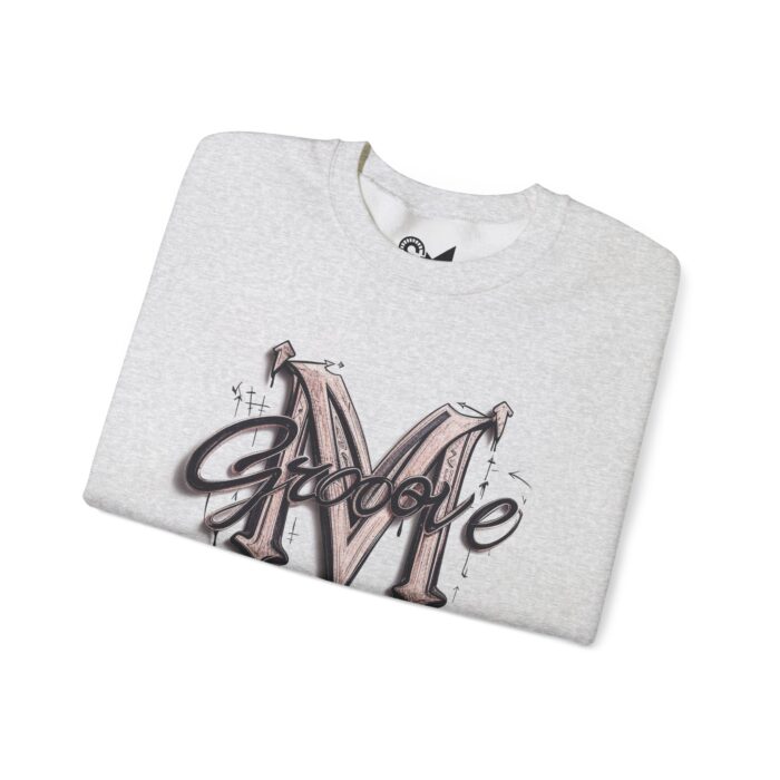 Crewneck Sweatshirt - Luxury Groove Lettering Design - Image 7