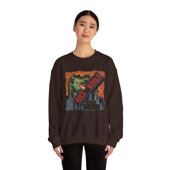 Rock the world Unisex Heavy Blend™ Crewneck Sweatshirt - Image 8