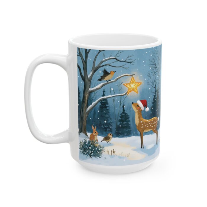 serene winter Ceramic Mug, (11oz, 15oz) - Image 7