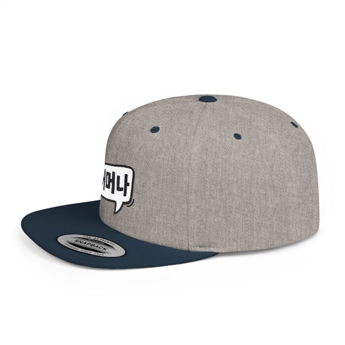 Oh my goodness Korean Language Flat Bill Snapback Hat - Trendy Street Style Cap - Image 12