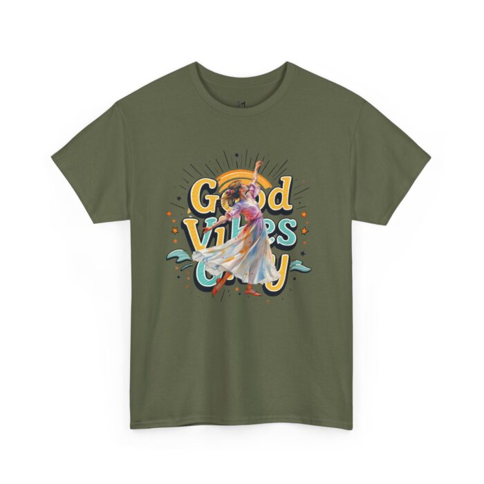 Good vibes only Unisex Heavy Cotton Tee - Image 27