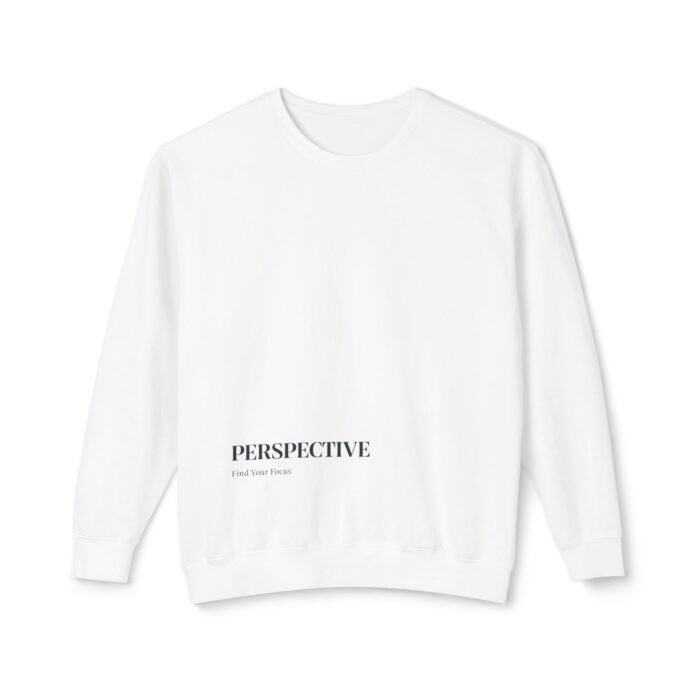 "meta_description": "Discover ultimate comfort with the Perspective Unisex Sweatshirt, crafted from soft ring-spun cotton.",