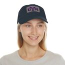 GYM Hat with Leather Patch (Rectangle)