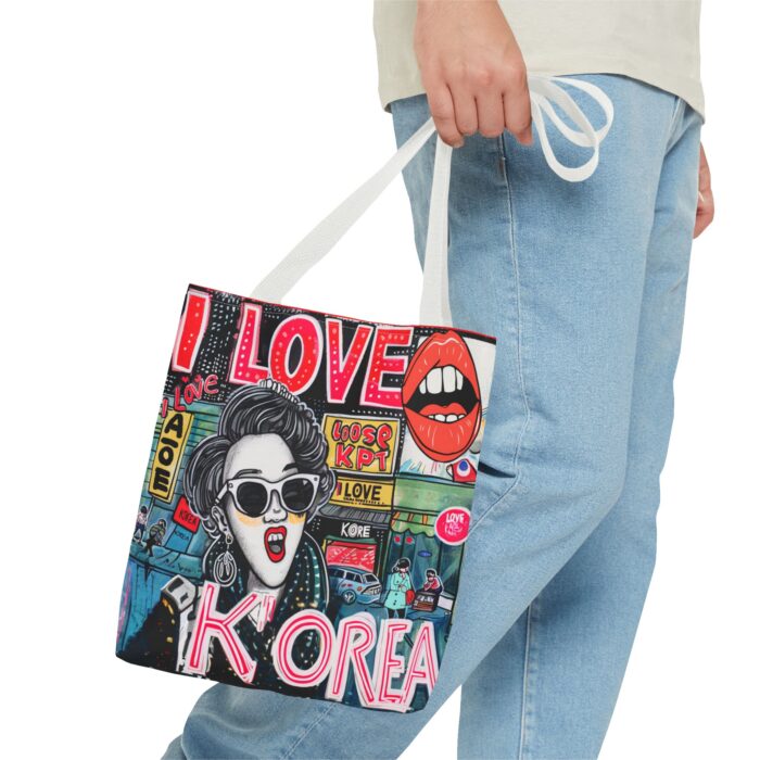 I love Korea Tote Bag (AOP) - Image 27
