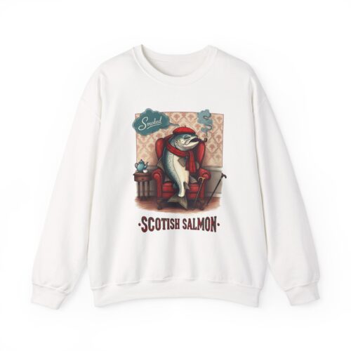 "meta_description": "Experience ultimate comfort with the Scottish Salmon Unisex Sweatshirt.",