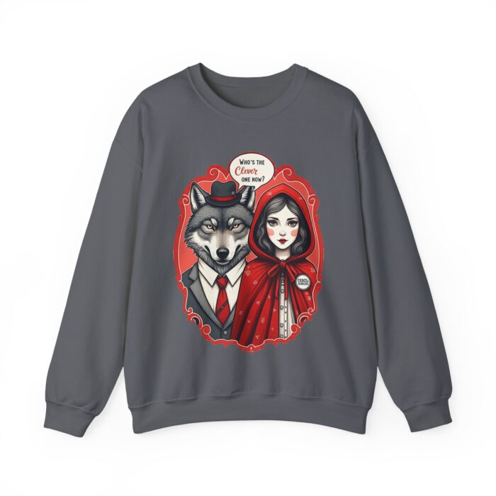 Who's the clever one Unisex Heavy Blend™ Crewneck Sweatshirt - Image 9