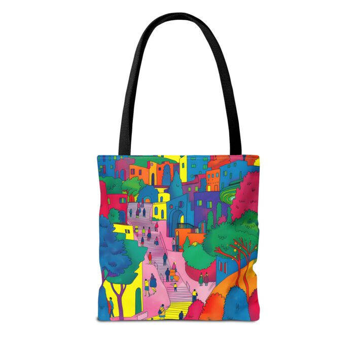 The hillside village in Korea Tote Bag (AOP) - Image 2