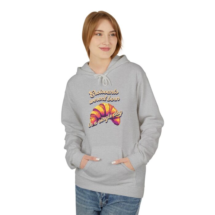 Croissants weren't born in a single day Unisex Midweight Softstyle Fleece Hoodie - Image 11