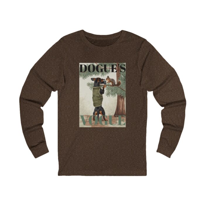 Dogue's Vogue Unisex Jersey Long Sleeve Tee - Image 3