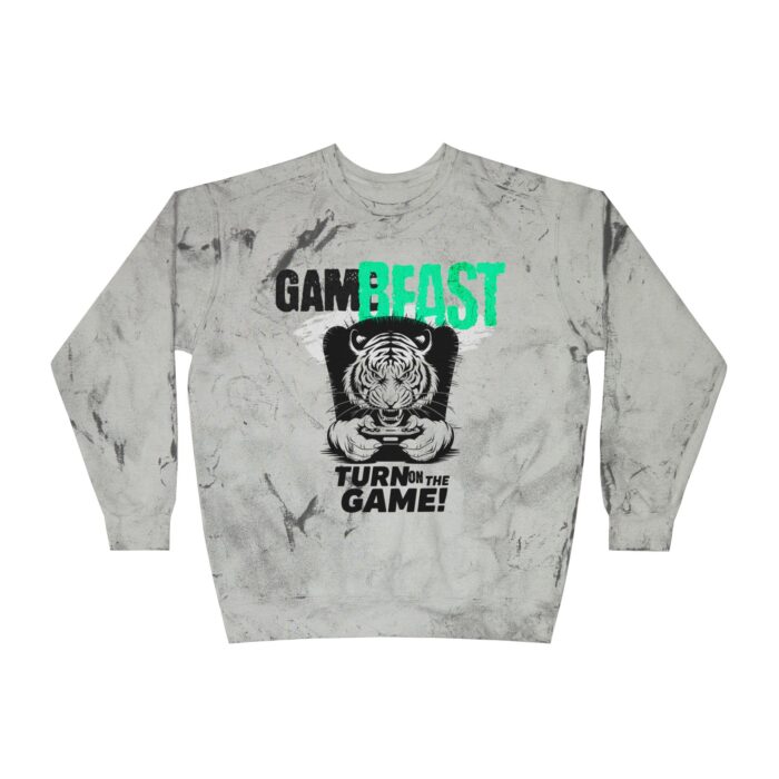 Game Beast Unisex Color Blast Crewneck Sweatshirt
