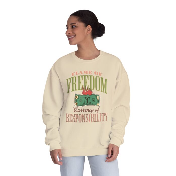 Currency of freedom Unisex NuBlend® Crewneck Sweatshirt - Image 16