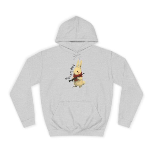 Music is my friend Unisex College Hoodie