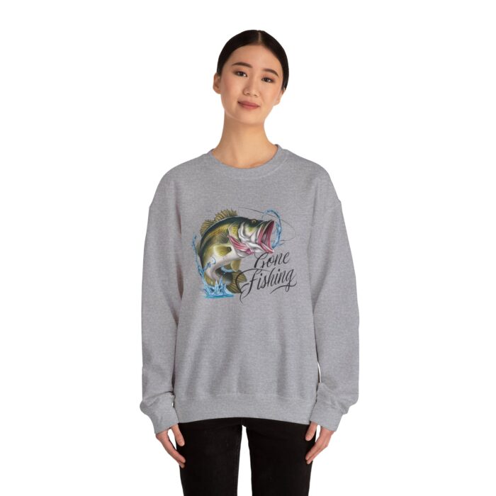 Gone Fishing Unisex Heavy Blend™ Crewneck Sweatshirt - Image 12