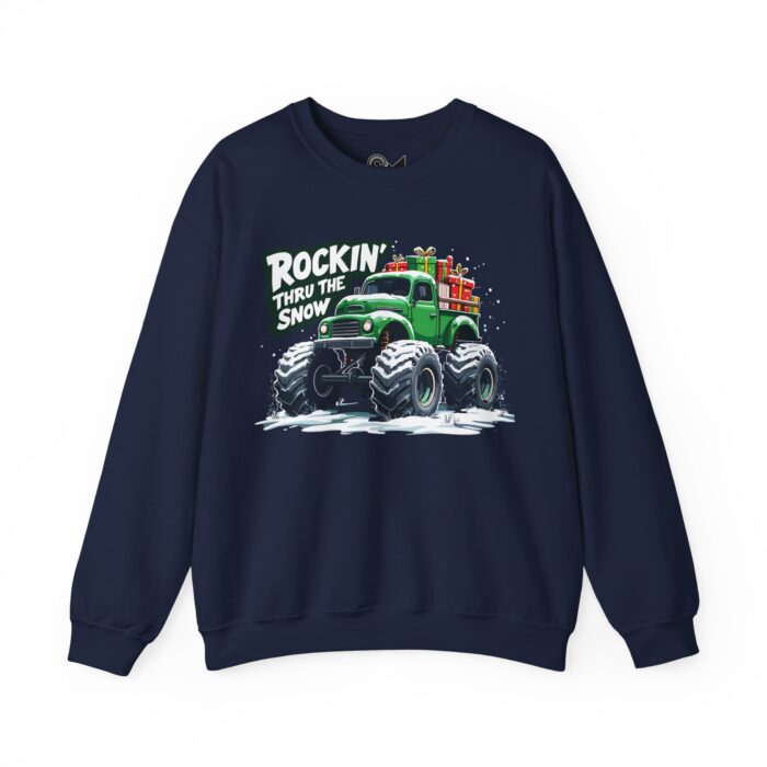 ROCKIN' THRU THE SNOW Unisex Heavy Blend™ Crewneck Sweatshirt - Image 49