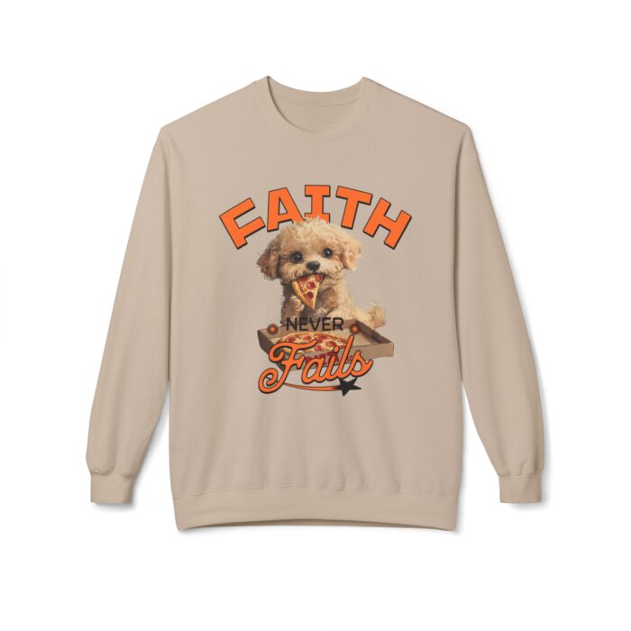 Faith never fails Unisex Midweight Softstyle Fleece Crewneck Sweatshirt - Image 9