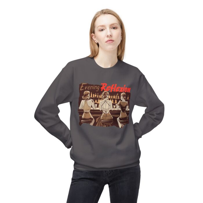 Evening Reflexion Unisex Midweight Softstyle Fleece Crewneck Sweatshirt - Image 11