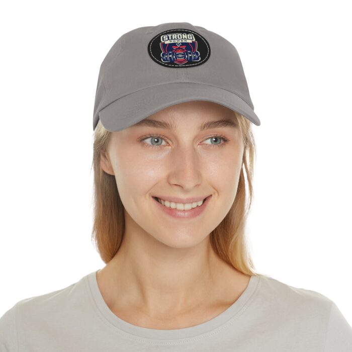 Strong Power Hat with Leather Patch (Round) - Image 12