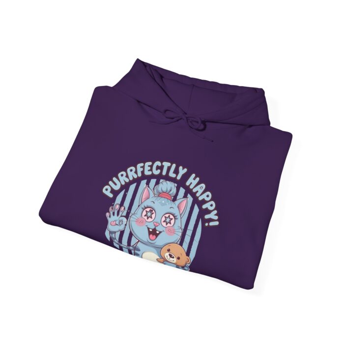 Purrfectly happy Unisex Heavy Blend™ Hooded Sweatshirt - Image 28