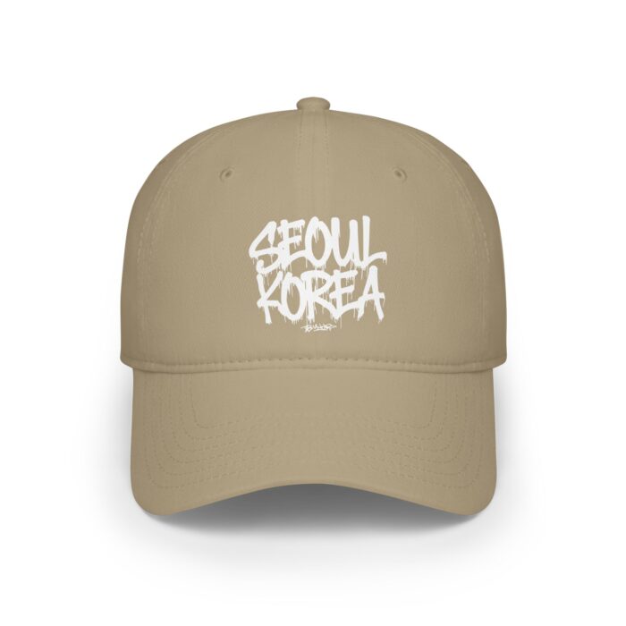 Seoul Korea Low Profile Baseball Cap - Image 9