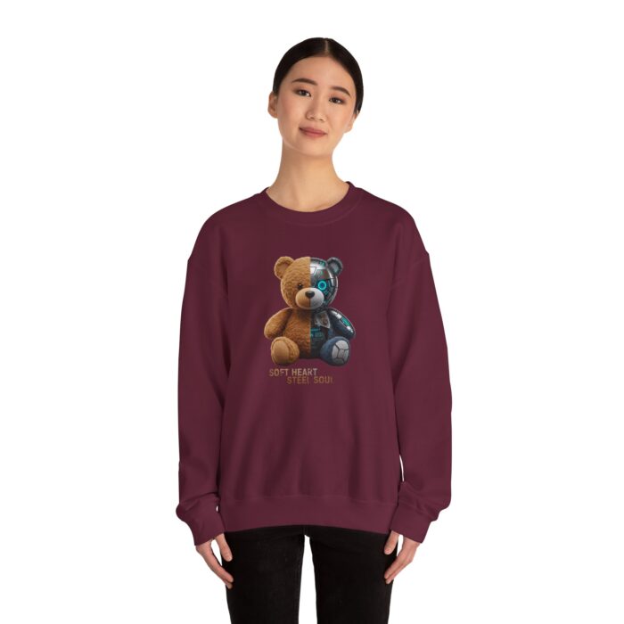 SOFT HEART, STEEL SOUL Unisex Heavy Blend™ Crewneck Sweatshirt - Image 20