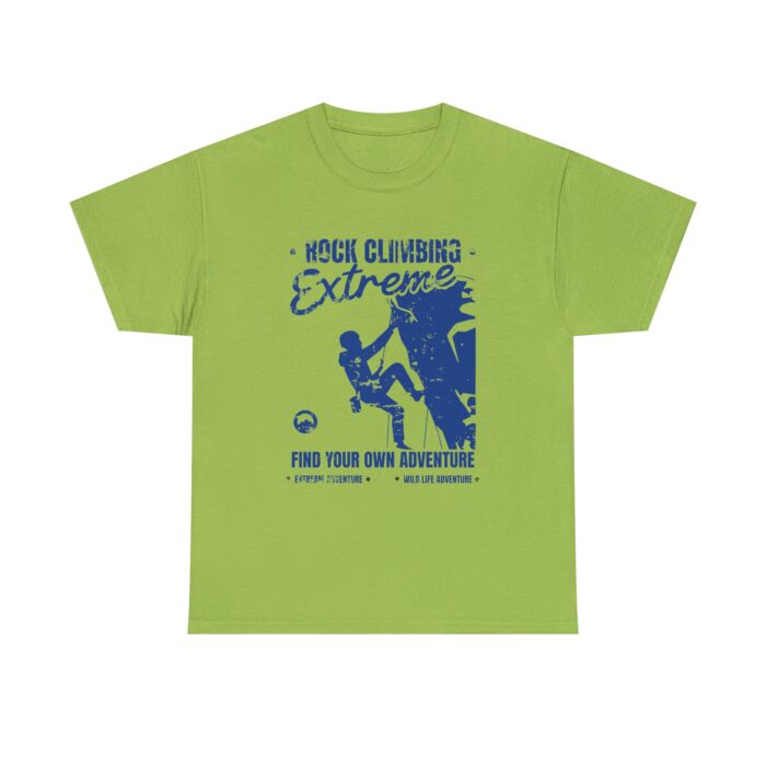 Extreme Rock Climbing Adventure Tee - Unisex Heavy Cotton Shirt - Image 13